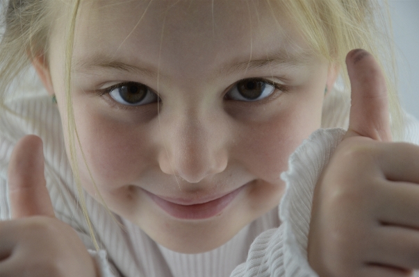 Hand person girl portrait Photo