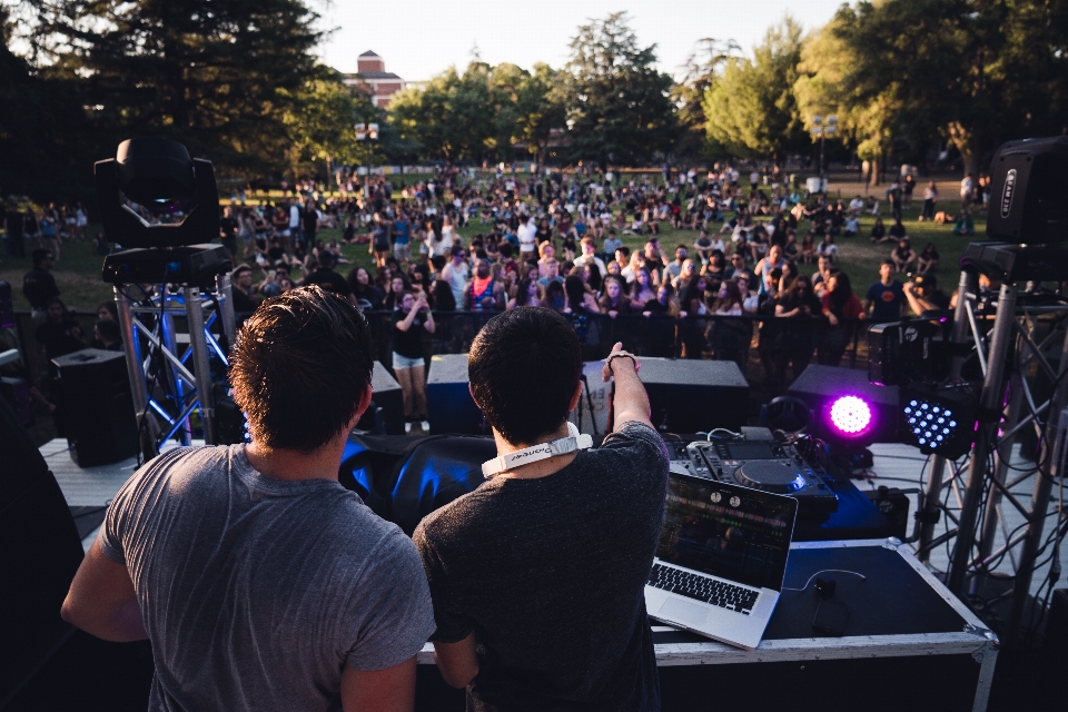 Musique foule concert public