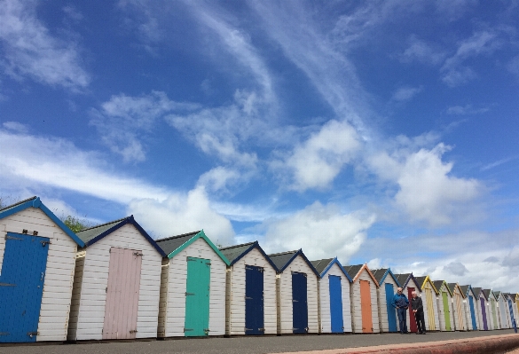 Beach sea sand cloud Photo