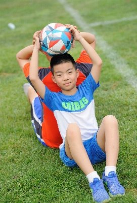 Play train soccer child Photo