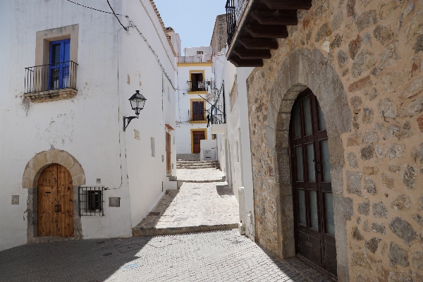 Architecture road white sidewalk Photo