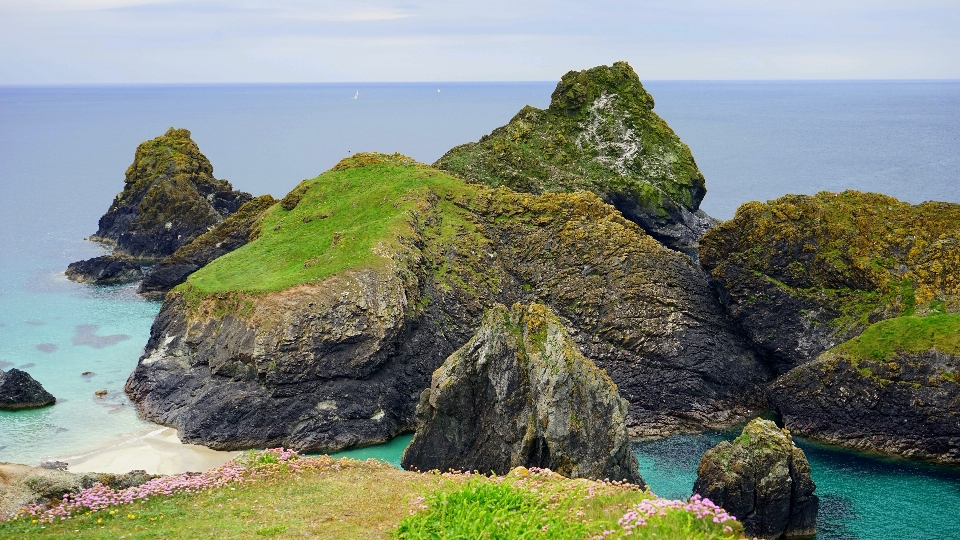 Beach landscape sea coast