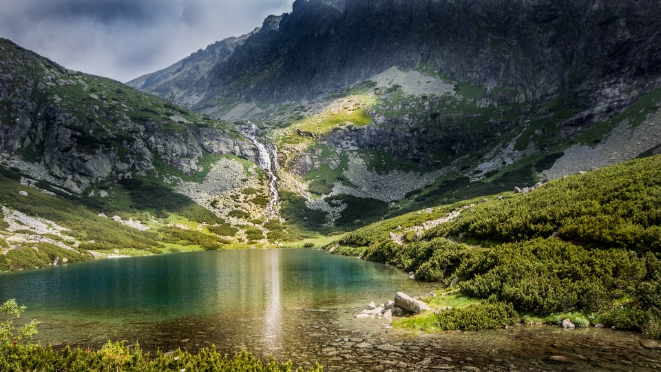 Paisaje naturaleza cascada desierto
