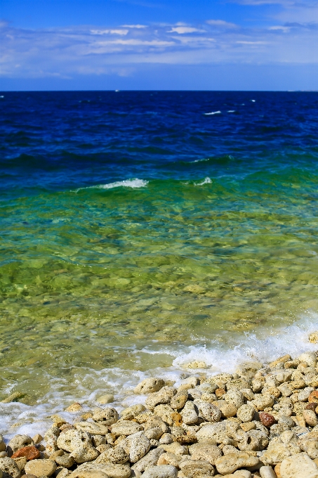 Beach landscape sea coast