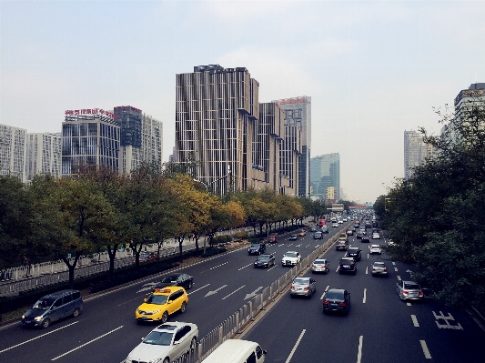 Architecture road skyline traffic Photo