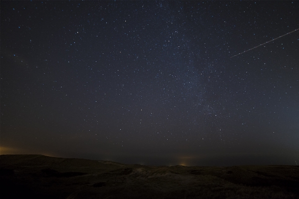 Foto Cielo sentiero notte stella