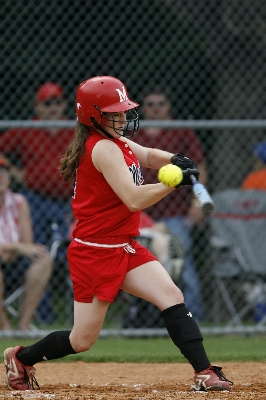 Girl baseball sport field Photo