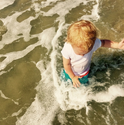 Beach sea water sand Photo