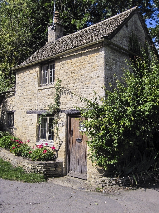 Architecture countryside house building