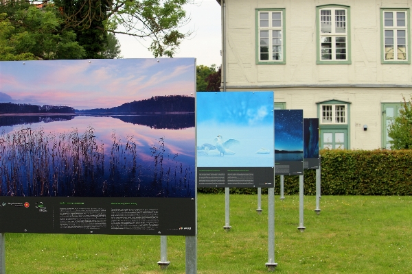 Foto Paesaggio pubblicità cartello parco