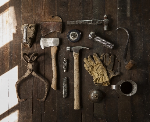 Work wood hammer equipment Photo