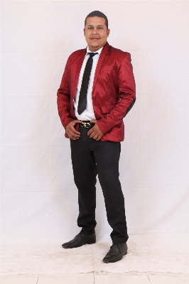 Man person suit leather Photo