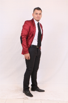 Man person suit leather Photo