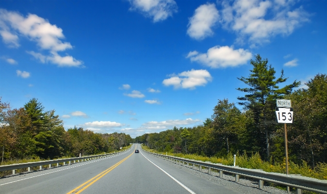 Photo Ciel route autoroute conduite