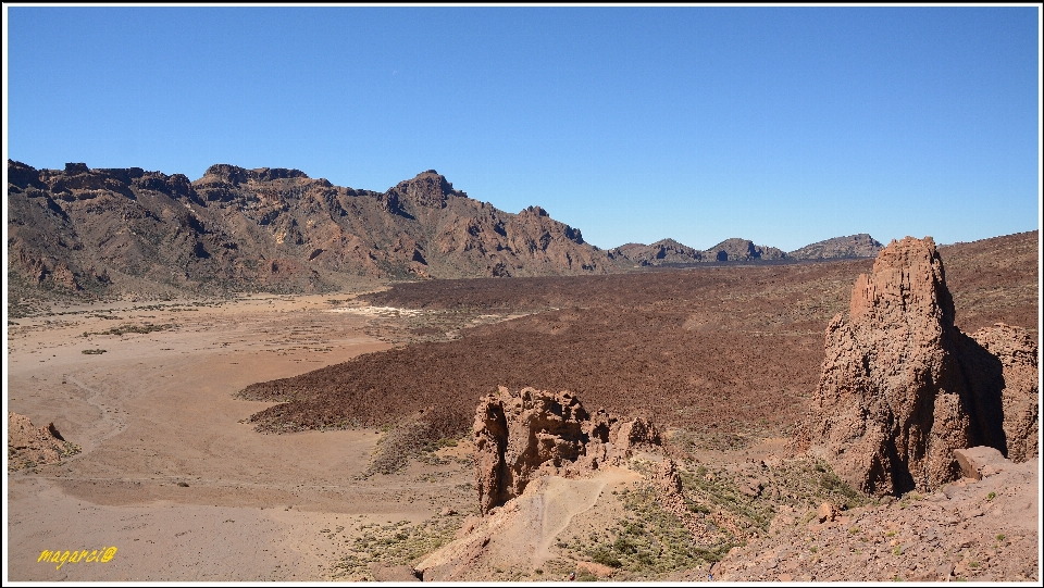 Paisagem rock deserto vale