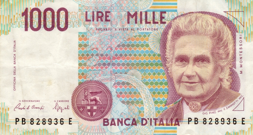 Europe money italy paper