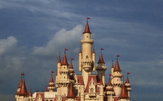 Amusement park tower romantic castle Photo