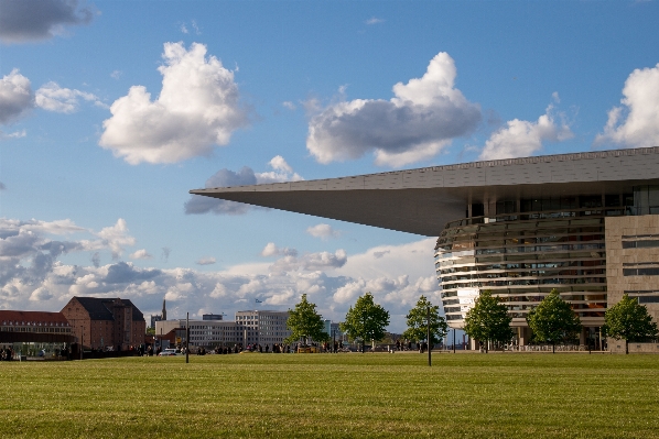 Grass cloud architecture structure Photo