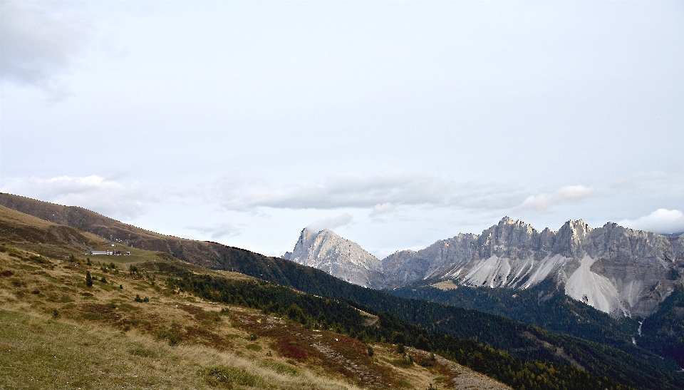 Paysage marche montagne neige