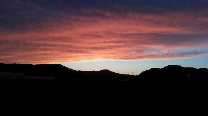 Nature horizon mountain cloud Photo