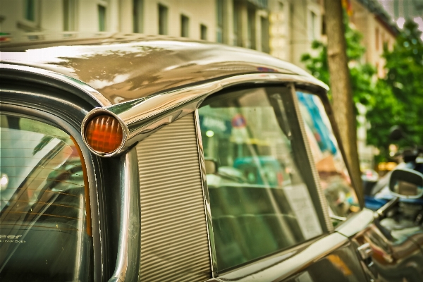 Road car window glass Photo