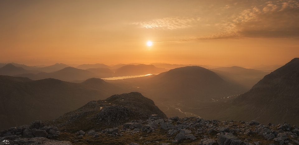 Landschaft berg sonnenaufgang sonnenuntergang