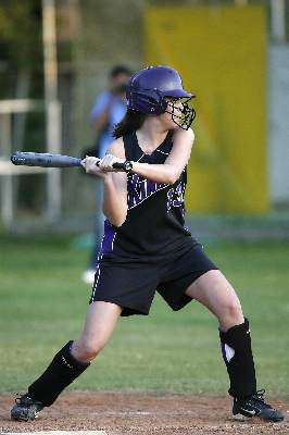 Outdoor girl baseball sport Photo