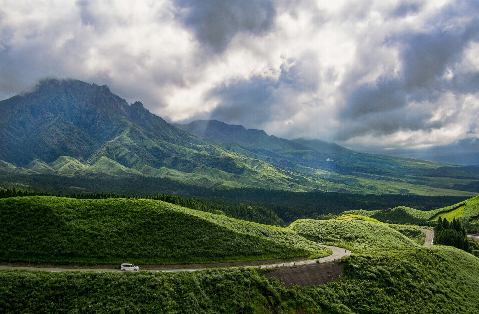 Landscape nature grass mountain