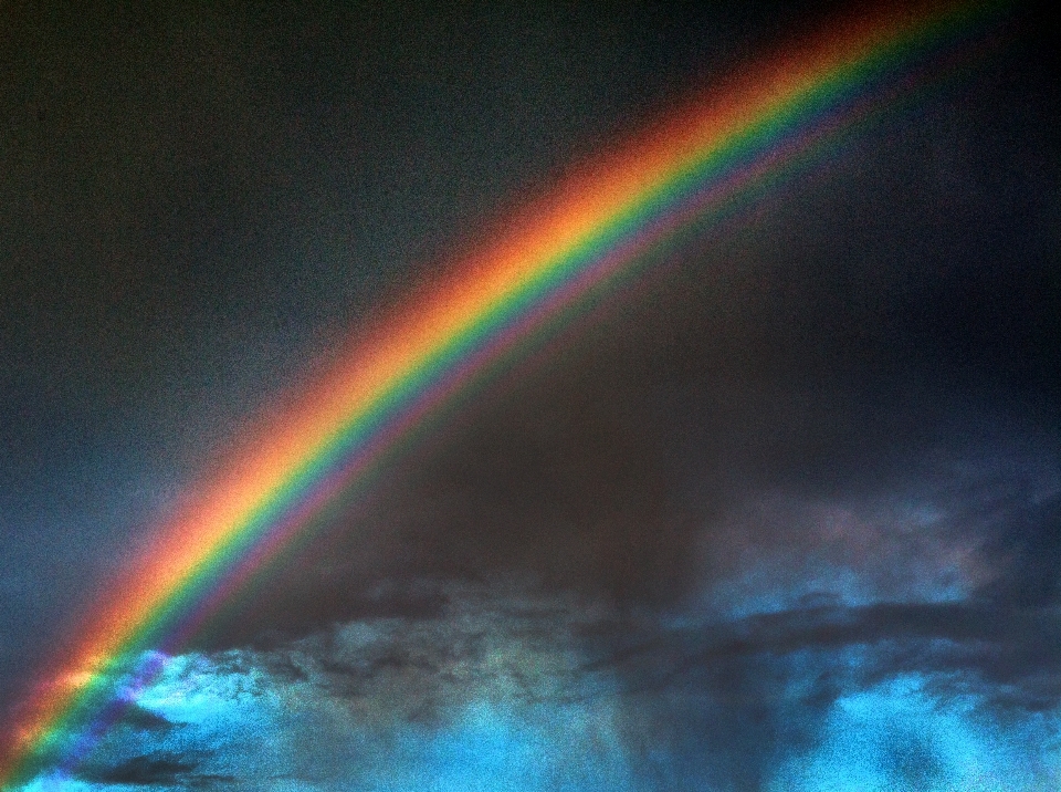 Cielo atmósfera aurora arcoíris