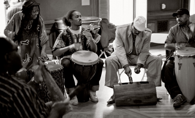 Music black and white crowd musician Photo