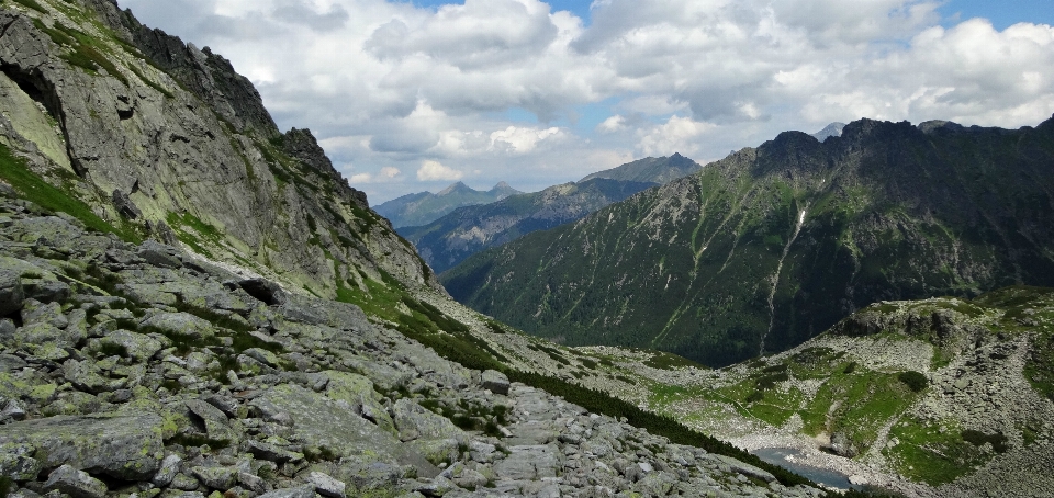 Paesaggio natura selvaggia
 a piedi montagna