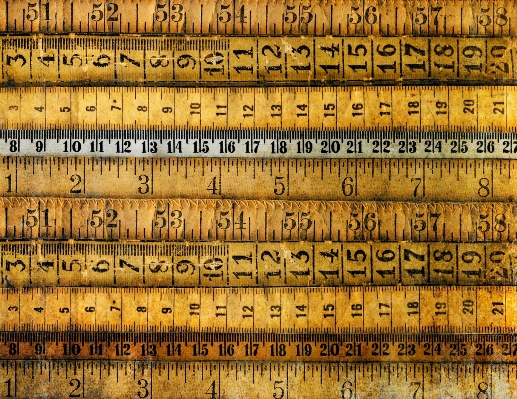 Wood texture number line Photo