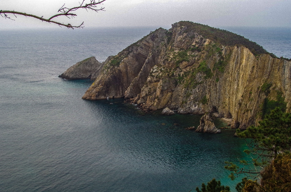 Pantai lanskap laut pesisir