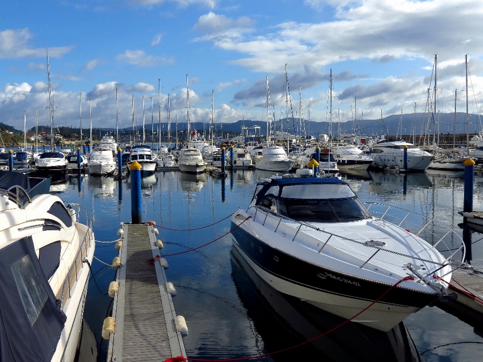 Landscape sea dock boat