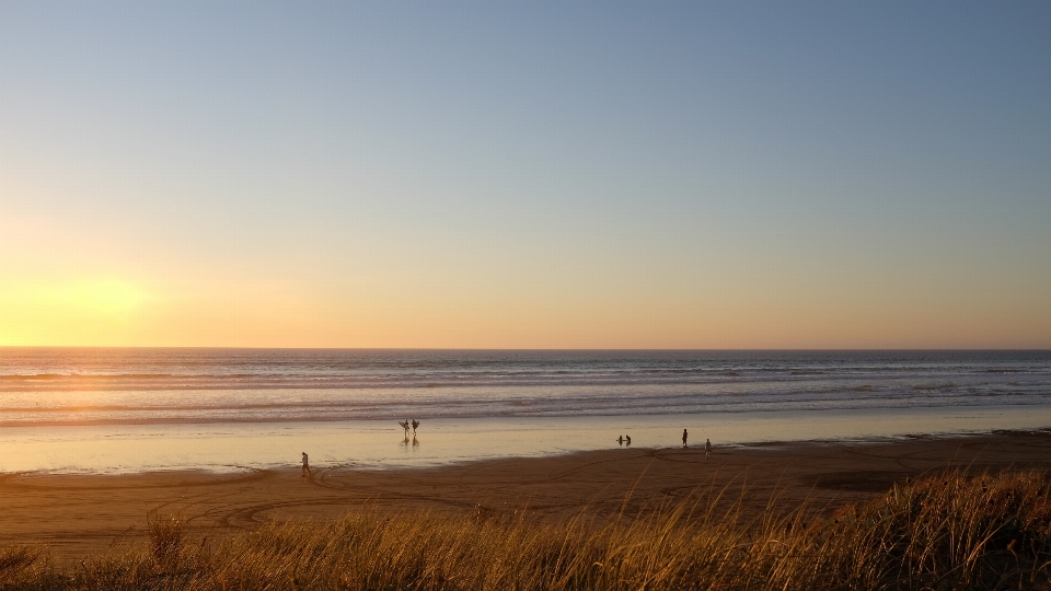 Beach landscape sea coast