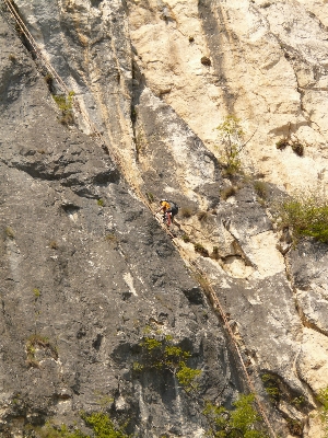 Rock hiking trail adventure Photo