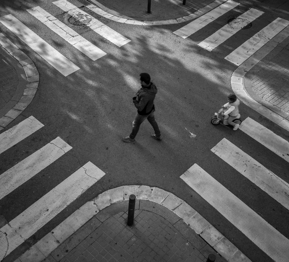 Bianco e nero
 strada auto