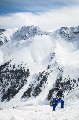 Mountain snow winter range Photo