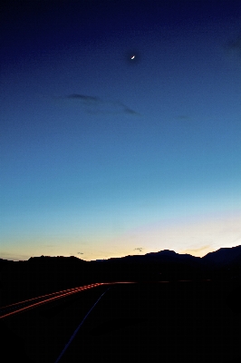 Horizon silhouette light cloud Photo