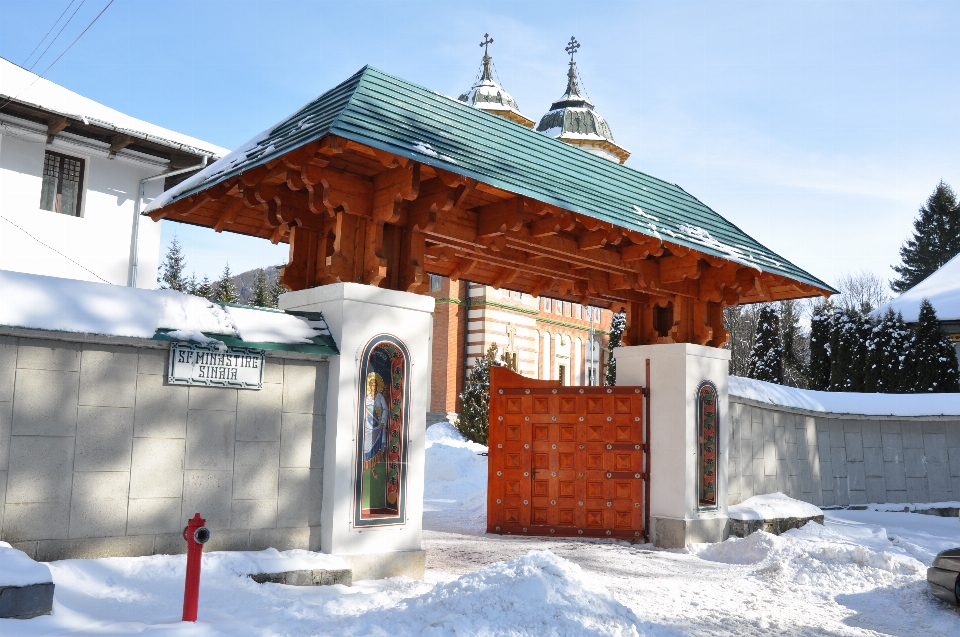 Schnee winter die architektur fotografie