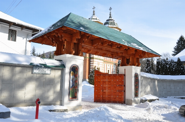 雪 冬 建築 写真撮影 写真