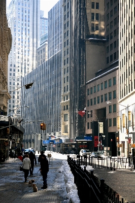 Pedestrian snow winter architecture Photo