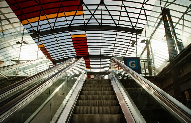 Architecture stair perspective city Photo