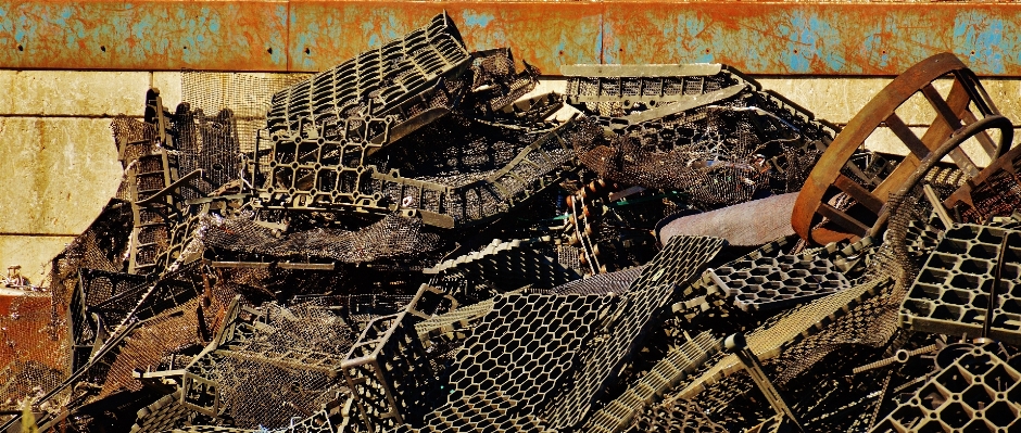 Old metal art junkyard Photo