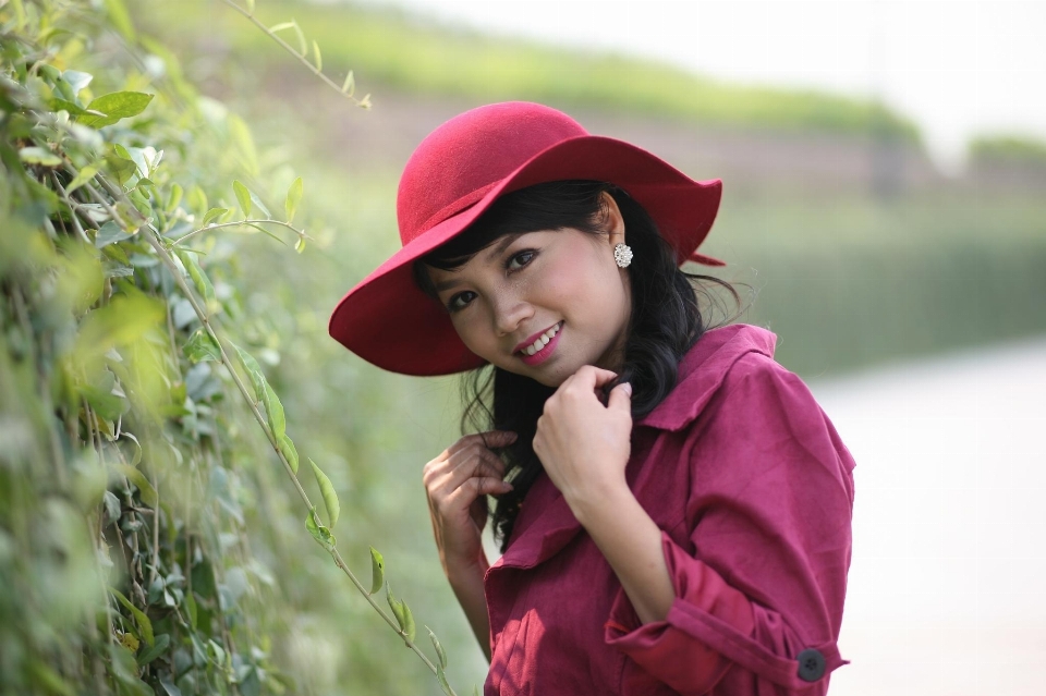 Chica mujer fotografía flor