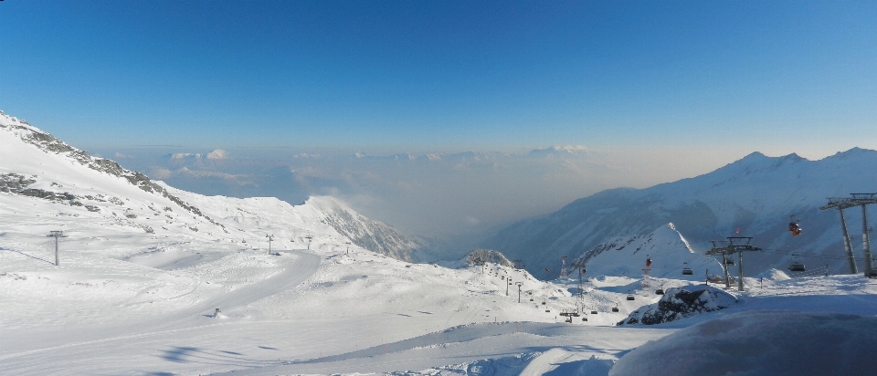 Montagne neige hiver matin