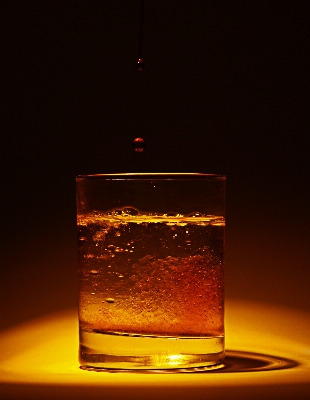 Water light night glass Photo