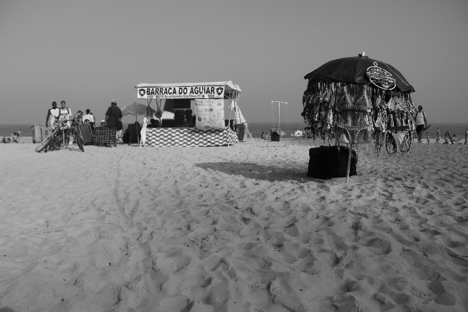 Strand sand schnee winter