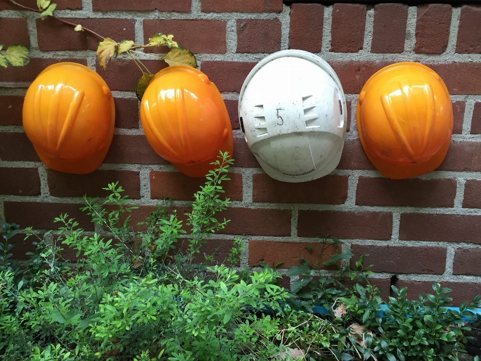 Construction pumpkin security helm