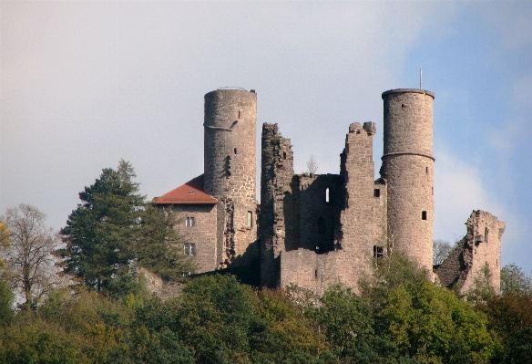 Building chateau wall tower Photo